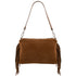 Nomade - Suede leather fringe clutch